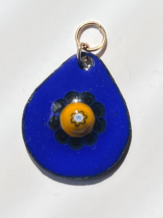 Royal Blue eye pendant