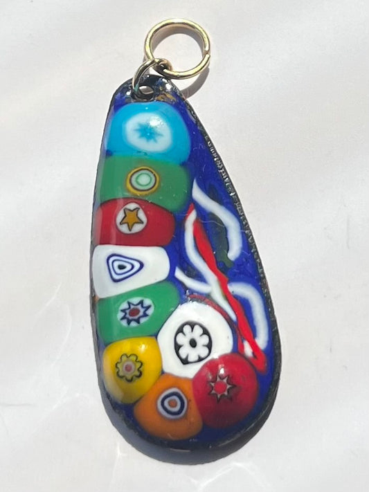 Multicolor Mille Fiore pendant