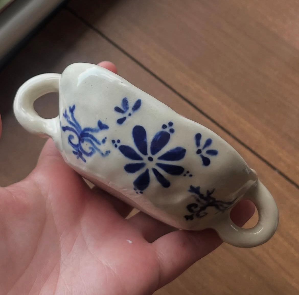 Ornamental handled bowl